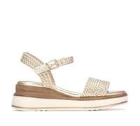 XTI - Sandale Femme Or - Chaussures confortables et polyvalentes - Mode décontractée - Modèle 14525101 (Taille37)