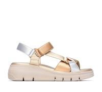 XTI - Sandale Femme Or - Chaussures confortables et polyvalentes - Mode décontractée - Modèle 14539801 (Taille37)
