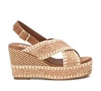 XTI - Sandale Femme Taupe - Chaussures confortables et polyvalentes - Mode décontractée - Modèle 14382101 (Taille41)