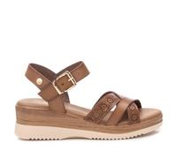 XTI - Sandale Femme Taupe - Chaussures confortables et polyvalentes - Mode décontractée - Modèle 14385102 (Taille37)