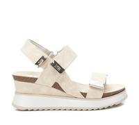 XTI Sandales 142619 Off-White -Hauteur 7cm Wedge