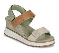XTI - Sandale Femme Khaki - Chaussures confortables et polyvalentes - Mode décontractée - Modèle 14384806 (Taille37)