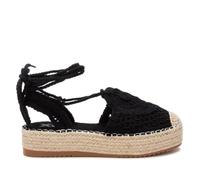 XTI - Sandales à Talons compensés Femme Noir - Chaussures Confortables et polyvalentes - Mode décontractée - Modèle 13033001 (Taille37)