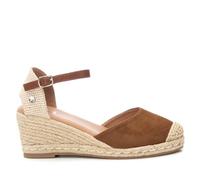 XTI - Sandales à talons compensés Femme Taupe - Chaussures confortables et polyvalentes - Mode décontractée - Modèle 14074607 (Taille37)