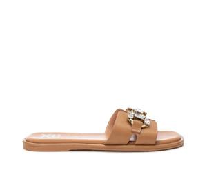 XTI - Sandales Femme Camel - Chaussures Confortables et polyvalentes - Mode décontractée - Modèle 14367902 (Taille38)