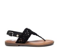 Xti Sandales / Tongs Avec Ceinture Fine Et Boucle (Végétalien),Femme - Ner