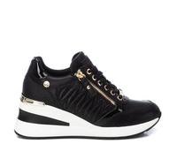 XTI - Baskets Femme Noir - Chaussures Confortables et polyvalentes - Mode décontractée - Modèle 14307101 (Taille37)