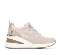 XTI - Sneakers Femme Beige - Chaussures Confortables et polyvalentes - Mode décontractée - Modèle 14510105 (Taille37)