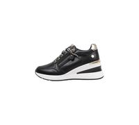 XTI - Sneakers Femme Noir - Chaussures Confortables et polyvalentes - Mode décontractée - Modèle 14510201 (Taille38)