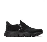 XTI - Sneakers Homme Noir - Chaussures Confortables et polyvalentes - Mode décontractée - Modèle 14456603 (Taille43)