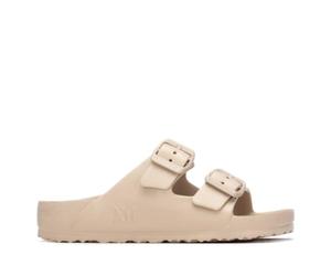 XTI - Tongs Fille Beige - Chaussures confortables et polyvalentes - Mode décontractée - Modèle 15314201 (Taille34)