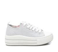 XTI - Turnschuh Fille Argent - Chaussures Confortables et polyvalentes - Mode décontractée - Modèle 15127003 (Taille32)