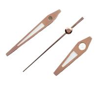 XTINKOPW 1 Jeu d'aiguilles de Montre 12,5 * 12 * 8 mm, Vertes, Lumineuses, argentées, Noires et dorées, for mouvements NH35, NH36, 7S26, 4R35 4R36. Accessoires for Montres(Rose Gold)