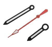 XTINKOPW 1 Jeu d'aiguilles de Montre 13 * 12 * 8 Vertes Lumineuses argentées for mouvements NH35/NH36/4R/7S - Accessoires(Red B2)