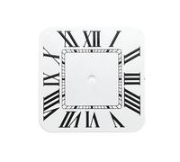 XTINKOPW 1 pièce de Chiffres Romains Sunburst à Cadran carré 27mm adaptés la Montre Mouvement Automatique NH35/NH36/4R/7S(Q-D-485)