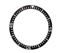 XTINKOPW 1 pièce de Lunette en céramique de 37,8 mm, pièces de Montre, Anneaux for boîtiers de plongée rétro de 40 mm, première année, série Fifty Seek, entièrement C3 Lumineux(2)