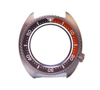 XTINKOPW 1 pièce de Rechange for Montre de plongée Turtle King, boîtier en Titane de 45 mm, Lunette en céramique, étanche 20 Bars, Compatible avec Le Mouvement NH35/36(Grey Inner Ring)