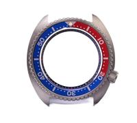 XTINKOPW 1 pièce de Rechange for Montre de plongée Turtle King, boîtier en Titane de 45 mm, Lunette en céramique, étanche 20 Bars, Compatible avec Le Mouvement NH35/36(Blue Inner Ring)
