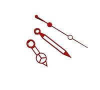 XTINKOPW Aiguilles de Montre Creuses, 3 pièces, Rouge, Bleu, Vert, Noir, for Mouvement NH35/NH36/4R/7S(Red)