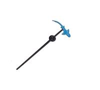 XTINKOPW Aiguilles de Secondes de Montre 12,5 mm, adaptées aux mouvements NH35A NH36A 4R36 7S36 7002 7009, Rouge, Orange, Blanc, Bleu, Vert, Gris, Longues Secondes(Blue-Black)