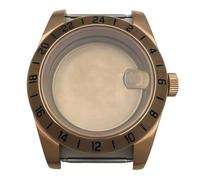 XTINKOPW Boîtier de Montre 39 mm avec Lunette en Verre Saphir Massif, Compatible avec Les modèles NH34, NH35, NH36, NH37, NH38, NH39, NH70, ETA2824, PT5000.(Rose Gold Case 1,ETA2824-PT5000)