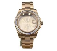 XTINKOPW Boîtier de Montre 40 mm, Bracelet en Acier 316L avec Boucle coulissante for Mouvement NH35 NH36 2824 8215, Cadran 28,5 mm, Lunette 120 clics, Deepsea(4mm,NH34 NH35 36 38)