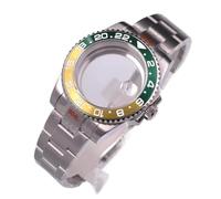 XTINKOPW Boîtier de Montre 40 mm Compatible avec Les modèles NH35, NH35A, NH36, PT5000, ETA2824, 2836, Miyota 8215, 8205, 821A, avec Lunette en céramique et Titane(A,Nh35 nh36)