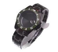 XTINKOPW Boîtier de Montre 40 mm for Montre NH35 NH36 ETA 2824 2836 PT5000 ST2130 Miyota 8205 8215 821A, boîtier Noir GMT(NO.69,ETA2836 Miyota 8215)