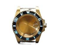 XTINKOPW Boîtier de Montre 40 mm, Texte intégral C3, Lunette Lumineuse en Verre for SUB NH35 NH36 NH34 ETA2824 Miyota8215, Mouvement 28,5 mm(Solid Cover 1,ETA 2824)