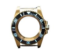 XTINKOPW Boîtier de Montre 40 mm, Texte intégral C3, Lunette Lumineuse en Verre for SUB NH35 NH36 NH34 ETA2824 Miyota8215, Mouvement 28,5 mm(Glass Cover 2,NH34 35 36 38)