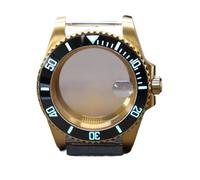 XTINKOPW Boîtier de Montre 40 mm, Texte intégral C3, Lunette Lumineuse en Verre for SUB NH35 NH36 NH34 ETA2824 Miyota8215, Mouvement 28,5 mm(Glass Cover 1,ETA 2824)