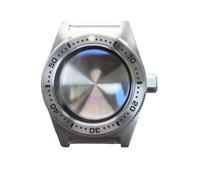 XTINKOPW Boîtier de Montre de plongée NH35 40 mm, 1 pièce, Verre à Bulles, for Mouvement NH35A NH36 NH34 NH38, Cadran 28,5 mm, modifié 62MAS(Style 1)