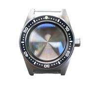 XTINKOPW Boîtier de Montre de plongée Vintage 62MAS 40 mm, Verre à Bulles, Compatible avec Les mouvements NH34 NH35/36/38, Cadran 28,5 mm(Steel Bezel 4)