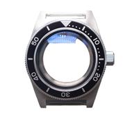 XTINKOPW Boîtier de Montre de plongée Vintage 62MAS 40 mm, Verre à Bulles, Compatible avec Les mouvements NH34 NH35/36/38, Cadran 28,5 mm(Aluminum Bezel 21)