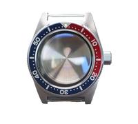 XTINKOPW Boîtier de Montre de plongée Vintage 62MAS 40 mm, Verre à Bulles, Compatible avec Les mouvements NH34 NH35/36/38, Cadran 28,5 mm(Aluminum Bezel 12)
