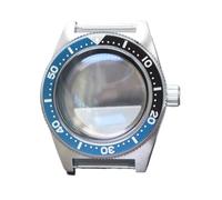 XTINKOPW Boîtier de Montre de plongée Vintage 62MAS 40 mm, Verre à Bulles, Compatible avec Mouvement NH34 NH35/36, Cadran 28,5 mm(Aluminum Bezel 9)