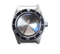 XTINKOPW Boîtier de Montre de plongée Vintage 62MAS 40 mm, Verre à Bulles, Compatible avec Mouvement NH34 NH35/36, Cadran 28,5 mm(Aluminum Bezel 15)