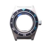 XTINKOPW Boîtier de Montre de plongée Vintage 62MAS 40 mm, Verre à Bulles, Compatible avec Mouvement NH34 NH35/36, Cadran 28,5 mm(Aluminum Bezel 19)