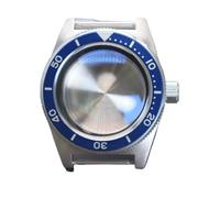 XTINKOPW Boîtier de Montre de plongée Vintage 62MAS 40 mm, Verre à Bulles, Compatible avec Mouvement NH34 NH35/36, Cadran 28,5 mm(Aluminum Bezel 2)