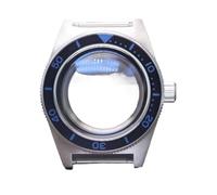 XTINKOPW Boîtier de Montre de plongée Vintage 62MAS 40 mm, Verre à Bulles, Compatible avec Mouvement NH34 NH35/36, Cadran 28,5 mm(Aluminum Bezel 17)