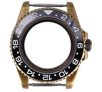 XTINKOPW Boîtier de Montre en Acier Inoxydable 40 mm, Verre for Mouvement NH35, NH34, NH36, NH38, 4R36, Cadran 28,5 mm, boîtier GMT, Lunette 120 clics.(Style 10)