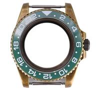 XTINKOPW Boîtier de Montre en Acier Inoxydable 40 mm, Verre for Mouvement NH35, NH34, NH36, NH38, 4R36, Cadran 28,5 mm, boîtier GMT, Lunette 120 clics.(Style 2)