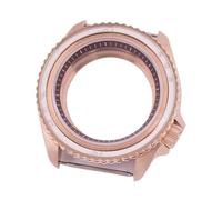XTINKOPW Boîtier de Montre en Or Rose 41 mm, Verre Noir/Bleu/Bleu Ciel/Blanc/Vert/Marron, Anneau de chapitre Compatible avec Le Mouvement NH35, Couronne 3,8(A7)