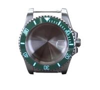 XTINKOPW Boîtier de Montre en Verre 40 mm 20 ATM for Mouvement NH35 NH36 NH34 NH38 2824 8215, Cadran 28,5 mm, Texte intégral C3, Lunette Lumineuse(Solid Cover 1,ETA 2824)