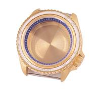 XTINKOPW Boîtier de Montre en Verre doré de 41 mm, Noir/Bleu/Bleu Ciel/Blanc/Vert/Marron, Anneau de chapitre for Mouvement NH35, Couronne 3.8(H)