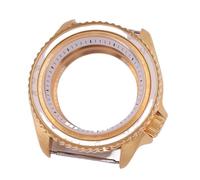 XTINKOPW Boîtier de Montre en Verre doré de 41 mm, Noir/Bleu/Bleu Ciel/Blanc/Vert/Marron, Anneau de chapitre for Mouvement NH35, Couronne 3.8(C)