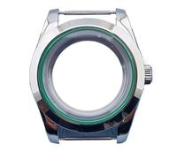 XTINKOPW Boîtier de Montre for Homme 39 mm, Cadran Lumineux, 10 Bars, Acier Inoxydable, Compatible avec Les modèles NH34, NH35, NH36, Accessoires(Case 3)