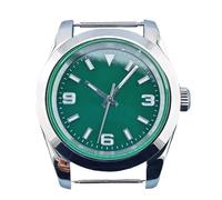 XTINKOPW Boîtier de Montre for Homme 39 mm, Cadran Lumineux, 10 Bars, Acier Inoxydable, Compatible avec Les modèles NH34, NH35, NH36, Accessoires(Model 4)