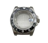 XTINKOPW Boîtier de Montre NH35 40 mm, Accessoires for Mouvement Sub NH35, 100 mètres, Acier 316L, étanche, 120 clics, boîtier en Verre Saphir(A10)