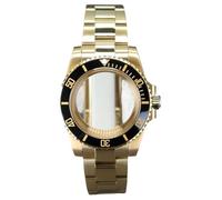 XTINKOPW Boîtier de Montre NH36 40 mm, Bracelet en Acier Inoxydable 316L de 20 mm for Mouvement NH35, NH36A, NH34/38, ETA2824, Miyota8215, Lunette sous-Marine(Glass Cover 2,Miyota 8215)
